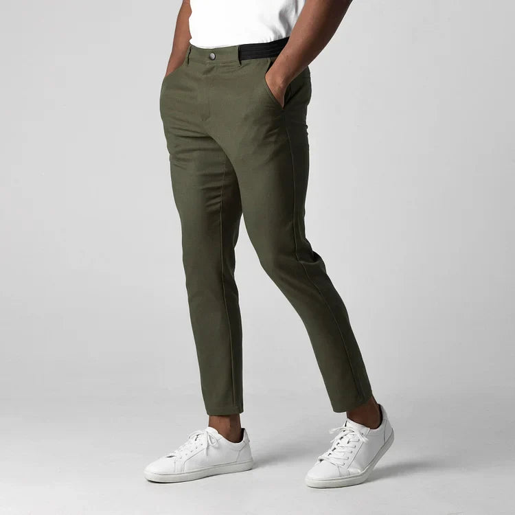 Premium Slim trousers with elongated effect (Free delivery)