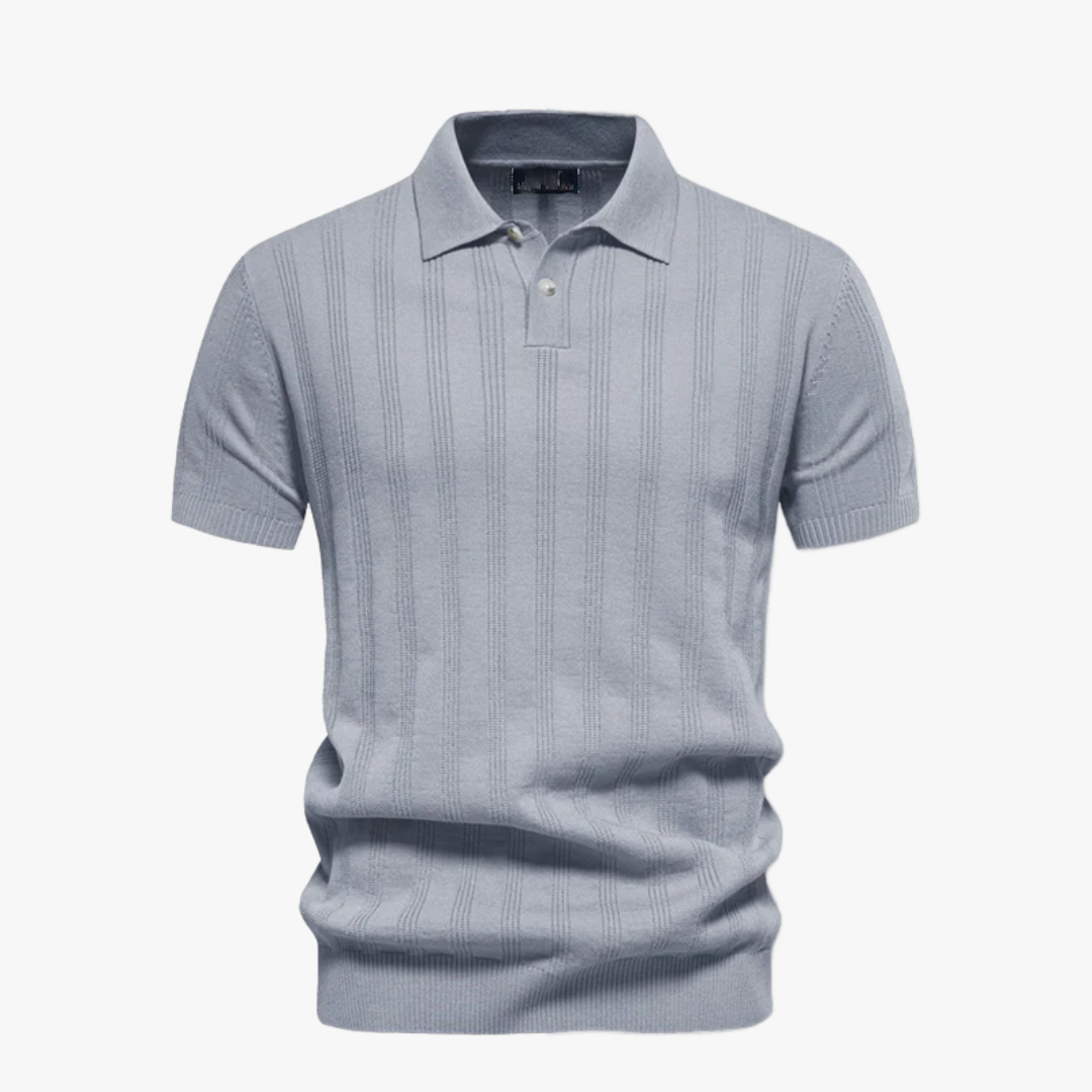 Structured knit polo shirt - Summer Promotion