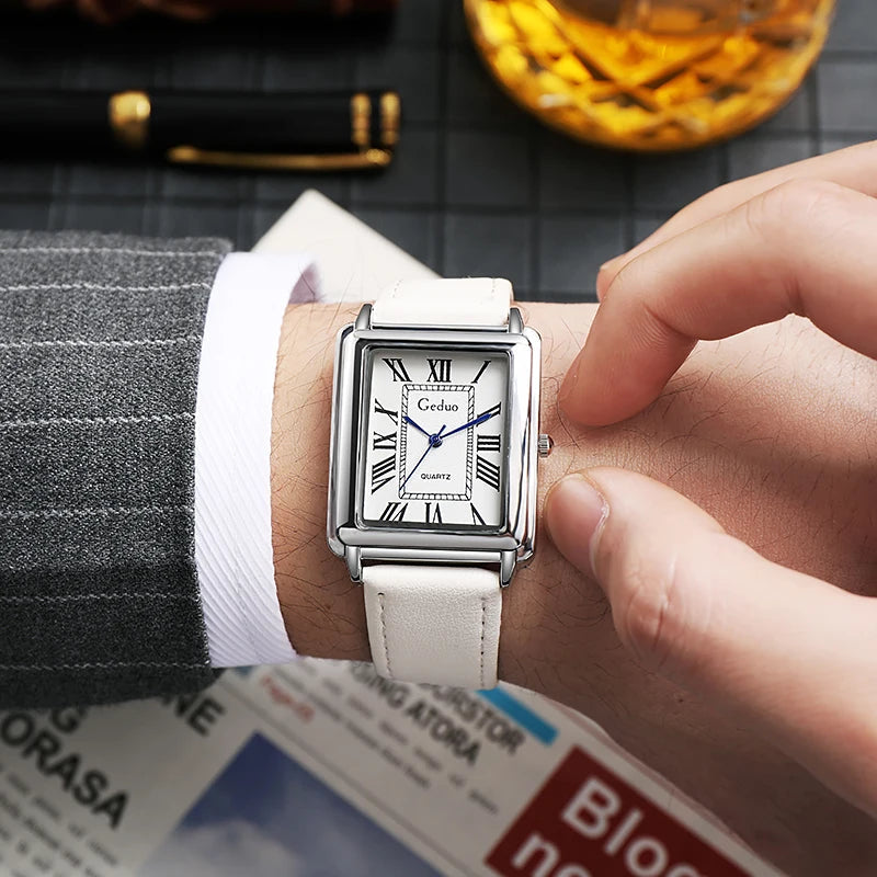 New rectangular luxury watch for men