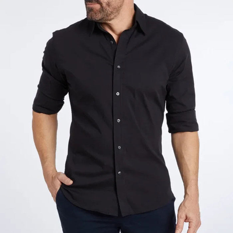 Slim shirt with special zip