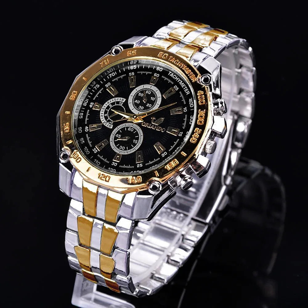 Classic quartz wristwatch for men